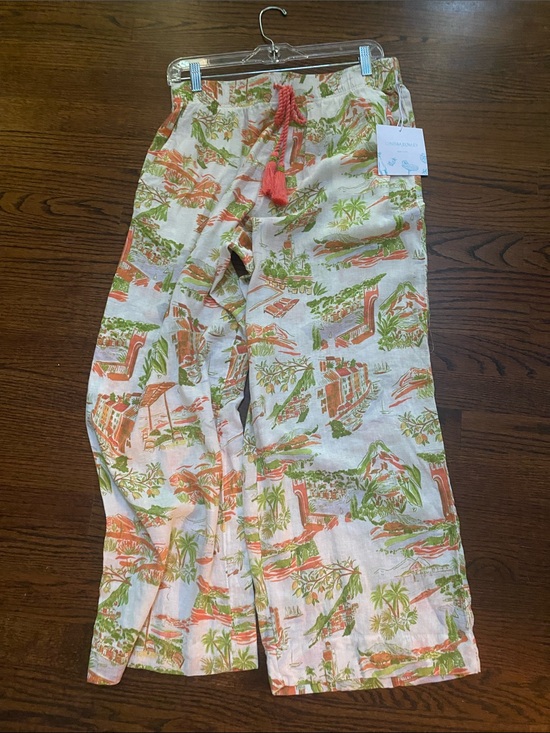 Cynthia Rowley Pants - NWT Cynthia Rowley Linen European Countryside Print Pant Size L